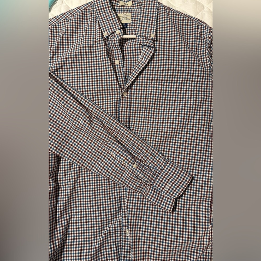 J. Crew Slim Fit Cotton Button Down Shirt